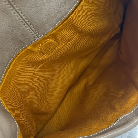 Banana Republic Thick Leather Clutch Bag Embellished with Metal Studs - Picture 6 of 17